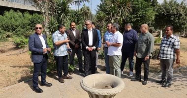 محافظ الجيزة يتفقد حديقتى 6 أكتوبر والطفل بالعجوزة لبحث خطة تطويرهما