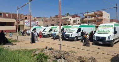صحة القليوبية تنظم قافلة طبية مجانية بقرية أسنيت لخدمة أهالى كفر شكر