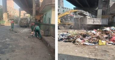 حملات نظافة مكثفة بجنوب الجيزة.. رفع المخلفات من البحر الأعظم وساقية مكى